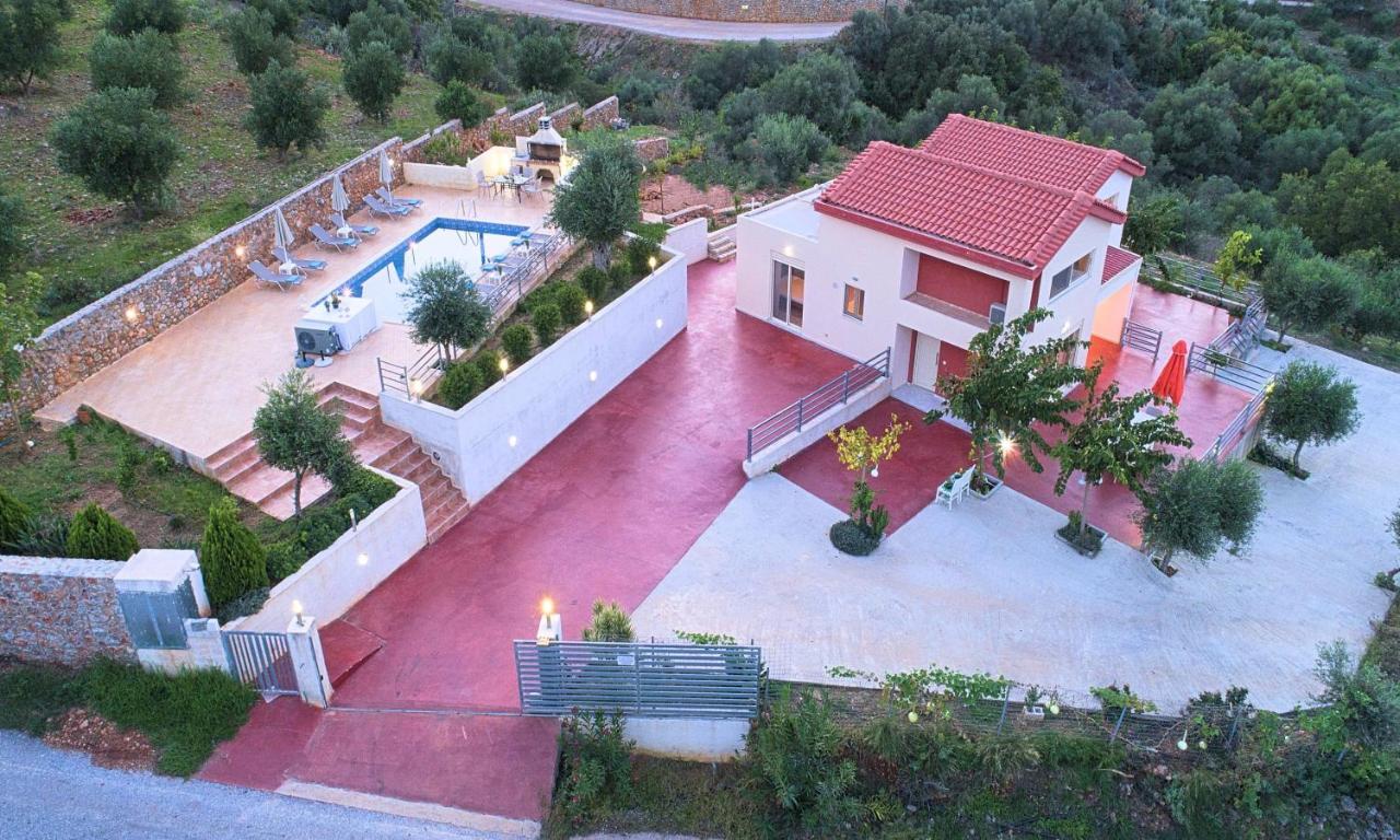Aqua Blue Villas With Heated Pool Mathés Kültér fotó